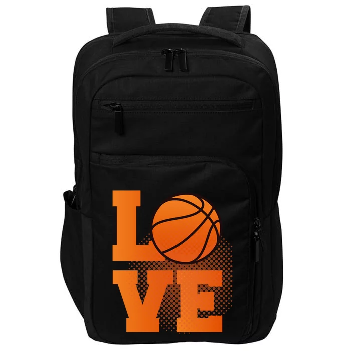 Love Basketball Gift Basketball Cool Gift Impact Tech Backpack