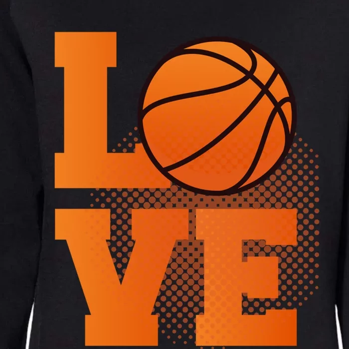 Love Basketball Gift Basketball Cool Gift Womens California Wash Sweatshirt