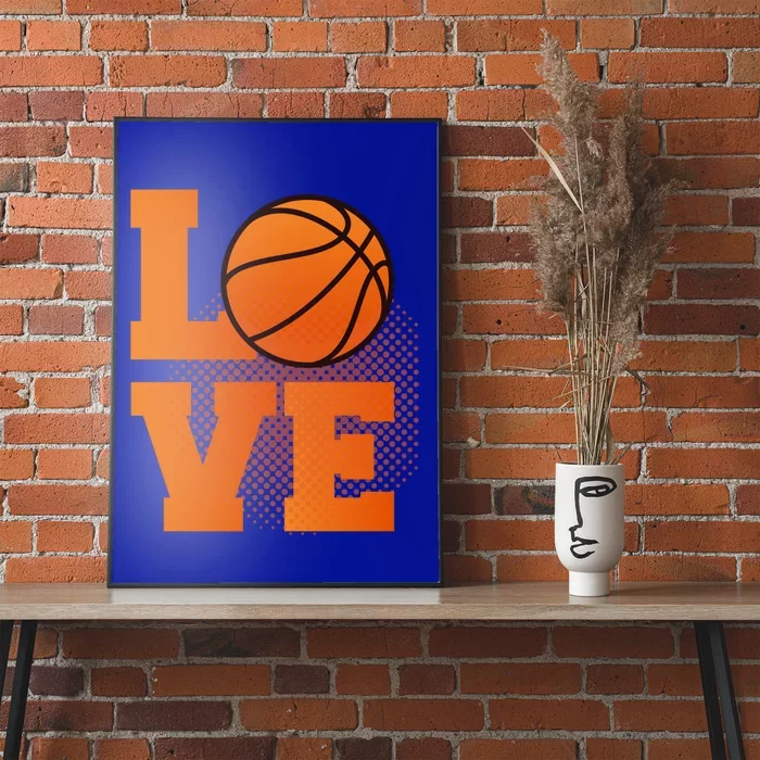 Love Basketball Gift Basketball Cool Gift Poster