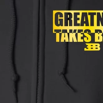 Lavar Ball Greatness Takes Ball Full Zip Hoodie