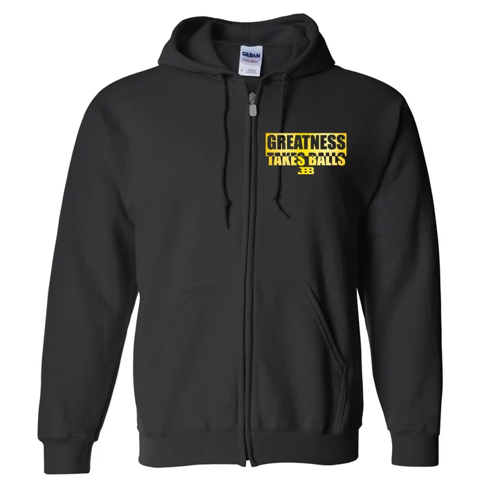 Lavar Ball Greatness Takes Ball Full Zip Hoodie