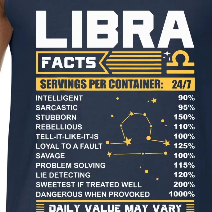 Libra Birthday Gifts Libra Facts Funny Comfort Colors® Tank Top