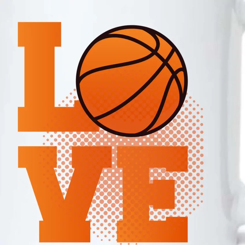 Love Basketball Gift Basketball Gift Black Color Changing Mug