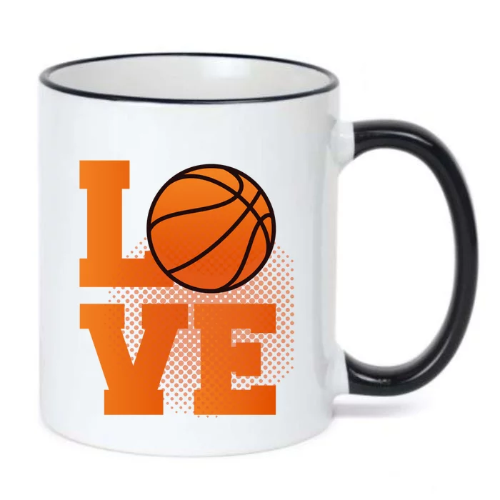 Love Basketball Gift Basketball Gift Black Color Changing Mug