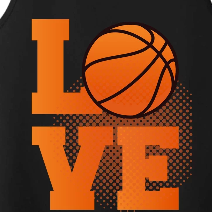 Love Basketball Gift Basketball Gift Performance Tank