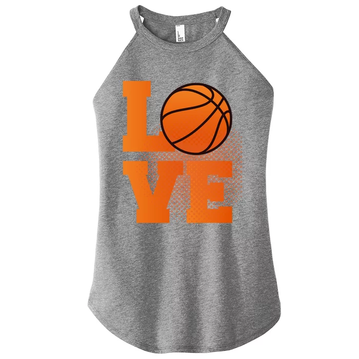 Love Basketball Gift Basketball Gift Women’s Perfect Tri Rocker Tank