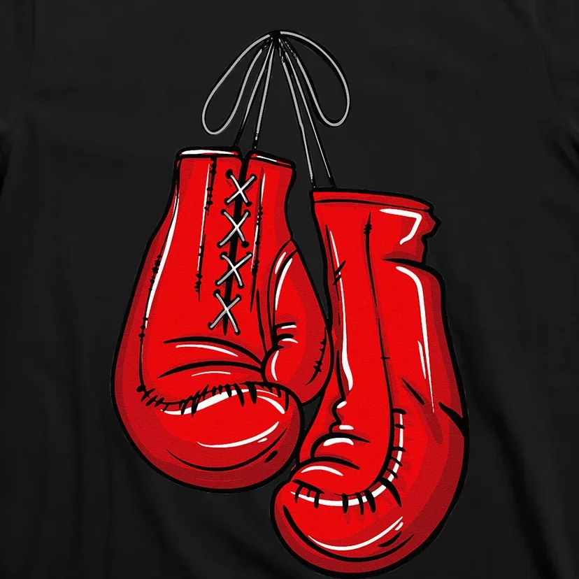 Love Boxing Gloves Illustration Gifts Boxer Gift T-Shirt