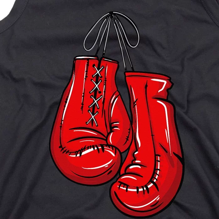 Love Boxing Gloves Illustration Gifts Boxer Gift Tank Top