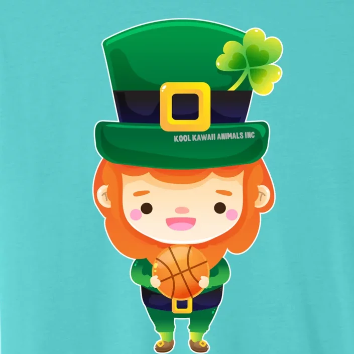 Leprechaun Basketball Gift St Patricks Day Gift ChromaSoft Performance T-Shirt