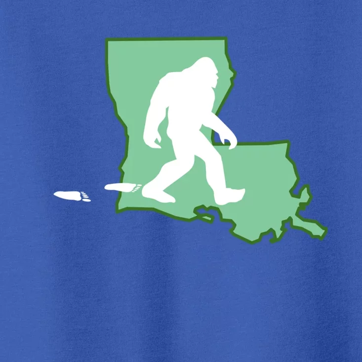 Louisiana Bigfoot Hunter State Gift Toddler T-Shirt