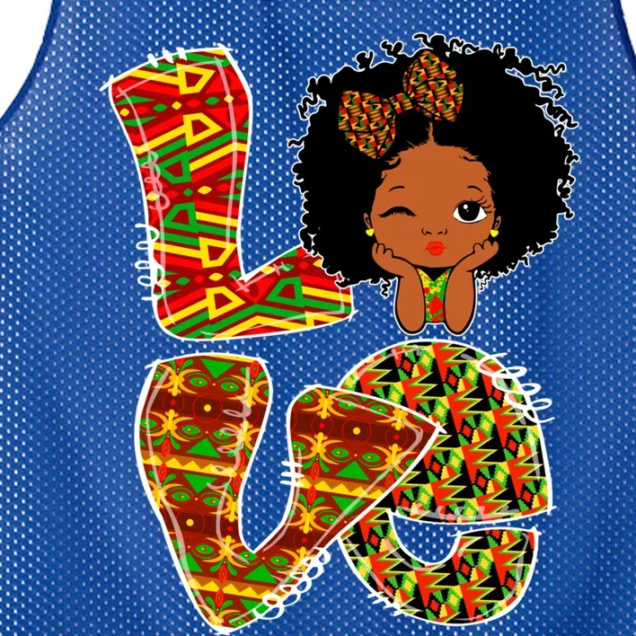 Love Black History Month Juneteenth African American Pride Gift Mesh Reversible Basketball Jersey Tank