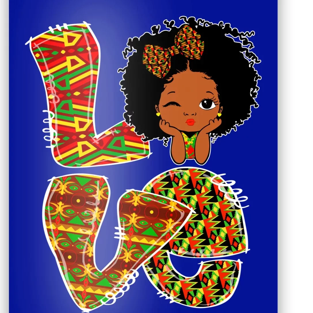 Love Black History Month Juneteenth African American Pride Gift Poster