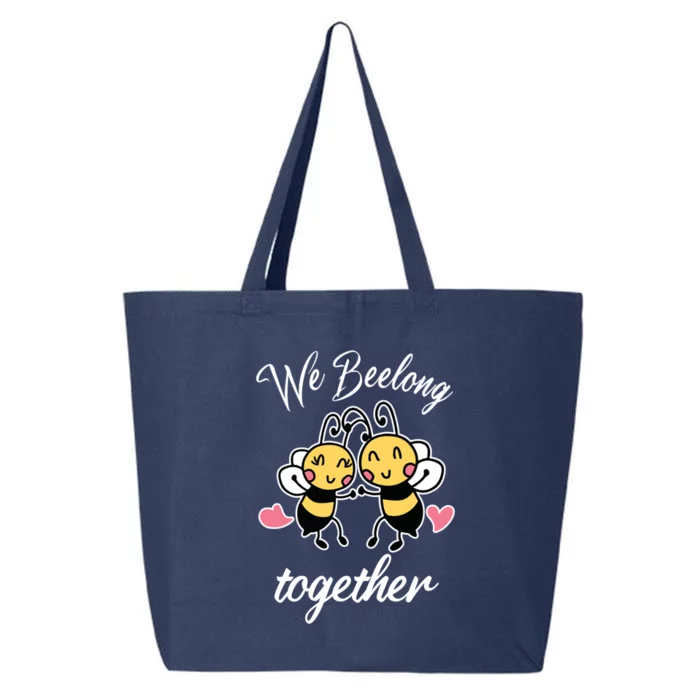 Loving Bees Hearts For Couples Valentines Day Meaningful Gift 25L Jumbo Tote