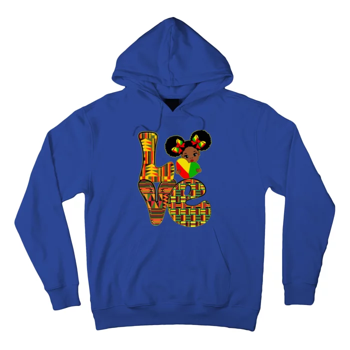 Love Black History Month Juneteenth Strong African Cute Gift Hoodie