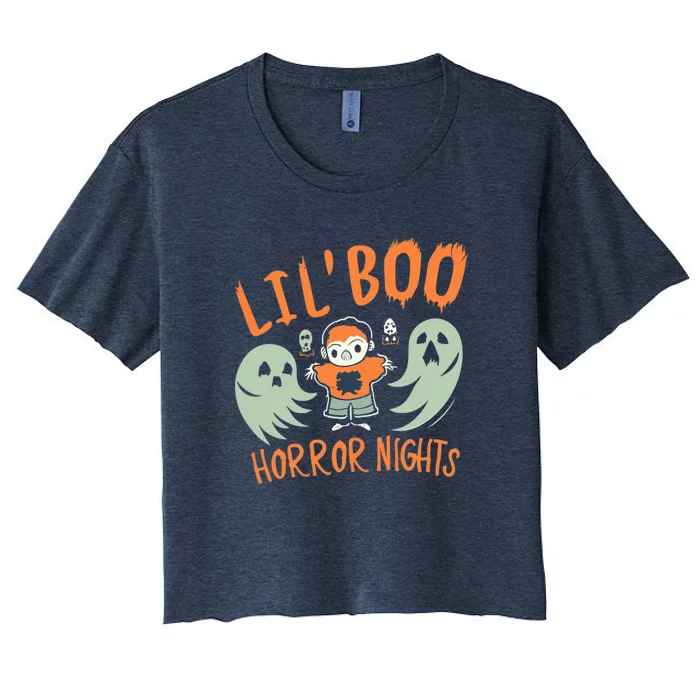 Lil’ Boo Halloween Horror Nights Women's Crop Top Tee