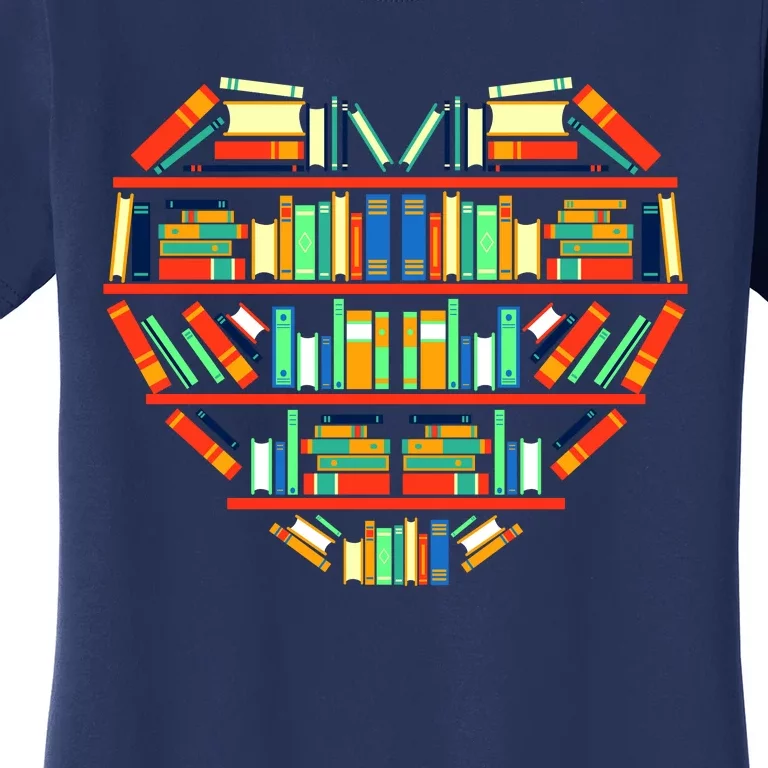 Love Books Heart Women's T-Shirt