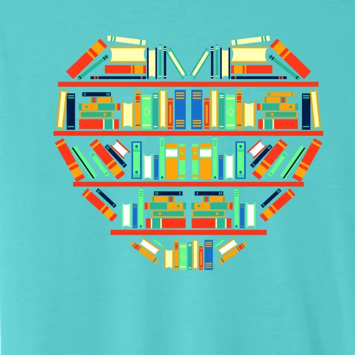 Love Books Heart ChromaSoft Performance T-Shirt