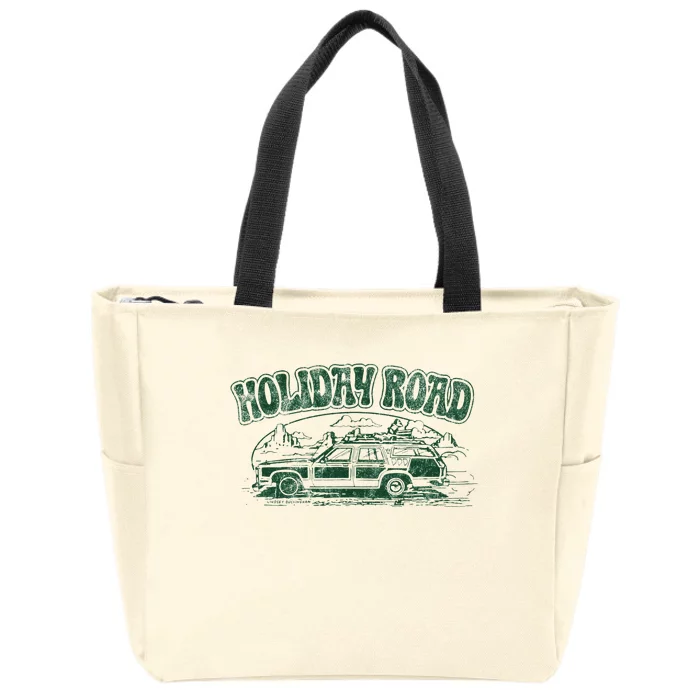 Lindsey B.U.C.K.I.N.G.H.A.M Holiday Road Zip Tote Bag