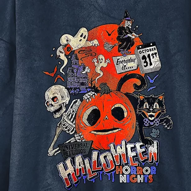 Lil Boo Halloween Horror Nights Every Is October 31St Hooded Wearable Blanket