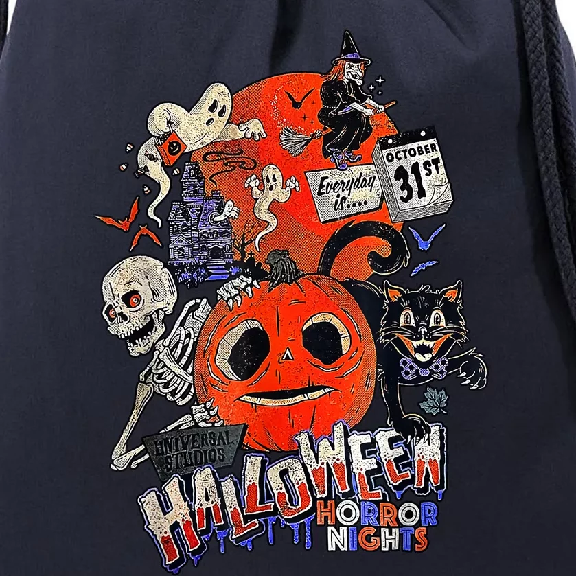 Lil Boo Halloween Horror Nights Every Is October 31St Drawstring Bag