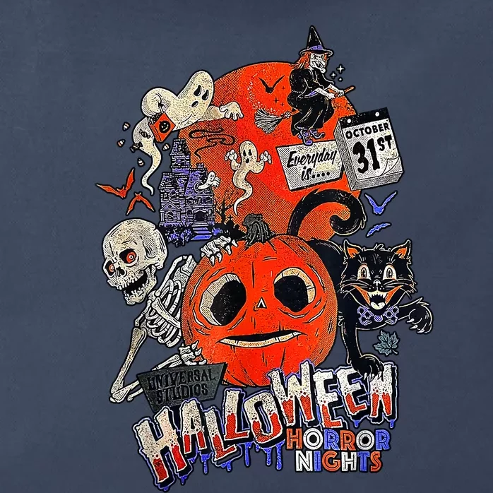 Lil Boo Halloween Horror Nights Every Is October 31St Zip Tote Bag