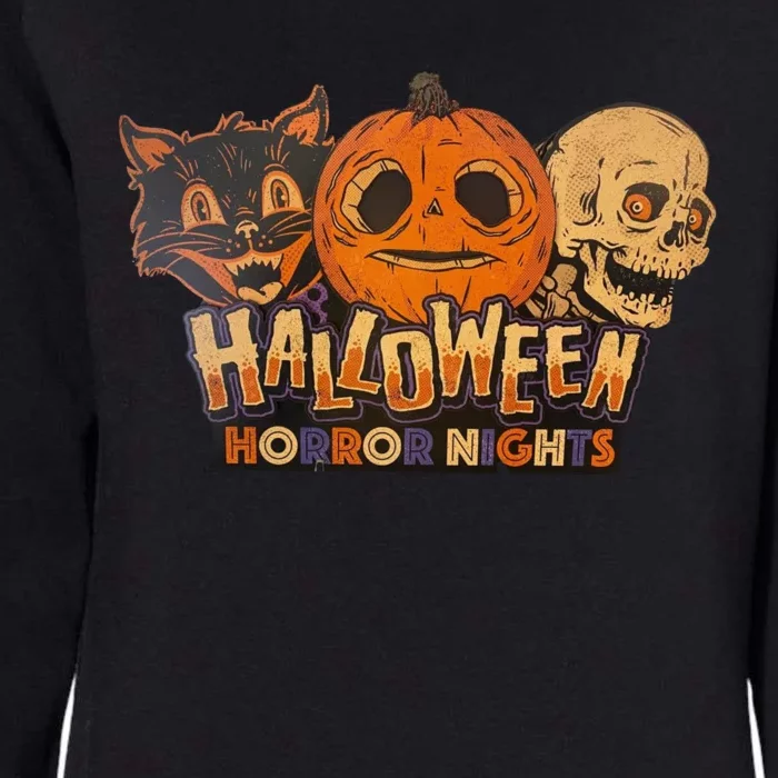 Lil’ Boo Halloween Horror Nights Womens California Wash Sweatshirt