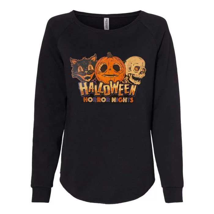 Lil’ Boo Halloween Horror Nights Womens California Wash Sweatshirt