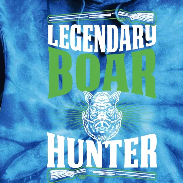 Legendary Boar Hunter Funny Best Hunting Dad Gift Tie Dye Hoodie