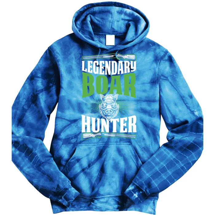 Legendary Boar Hunter Funny Best Hunting Dad Gift Tie Dye Hoodie