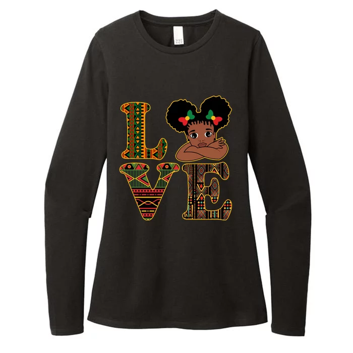 Love Black History Month Cute Pride Womens CVC Long Sleeve Shirt