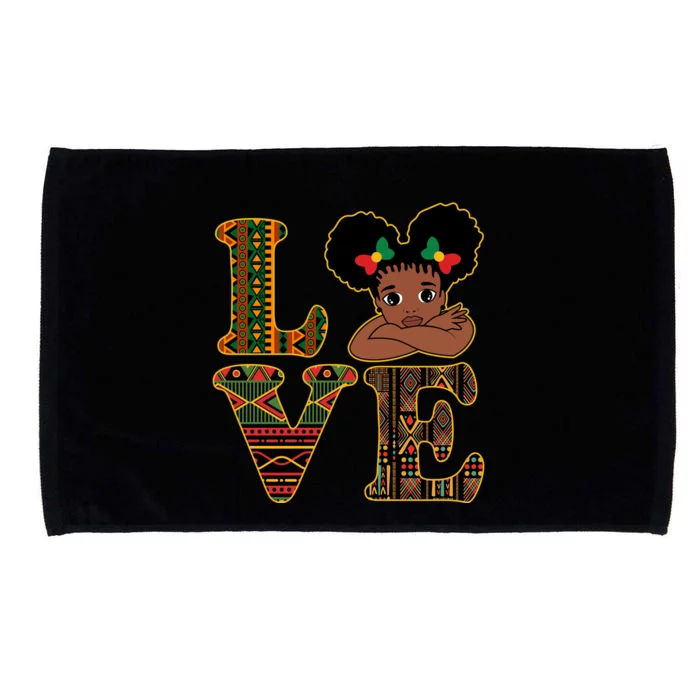 Love Black History Month Cute Pride Microfiber Hand Towel