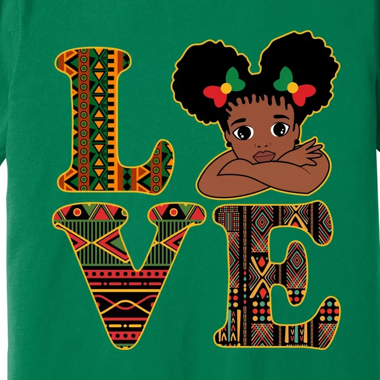 Love Black History Month Cute Pride Premium T-Shirt