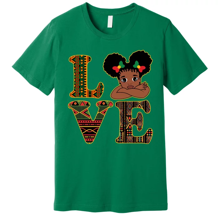 Love Black History Month Cute Pride Premium T-Shirt