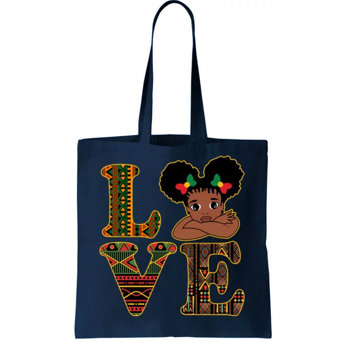 Love Black History Month Cute Pride Tote Bag