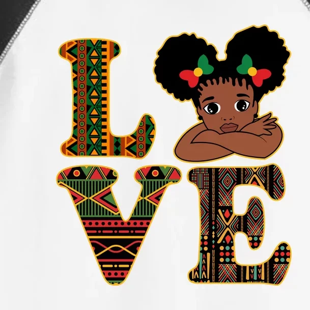 Love Black History Month Cute Pride Toddler Fine Jersey T-Shirt