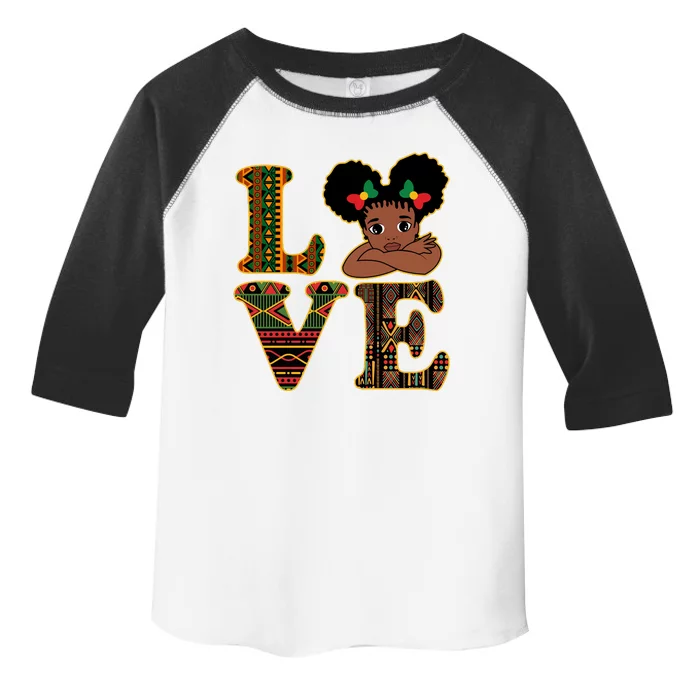 Love Black History Month Cute Pride Toddler Fine Jersey T-Shirt