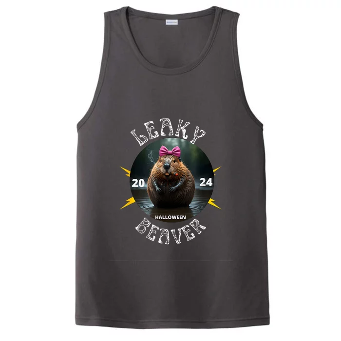 Leaky Beaver Halloween 2024 Performance Tank