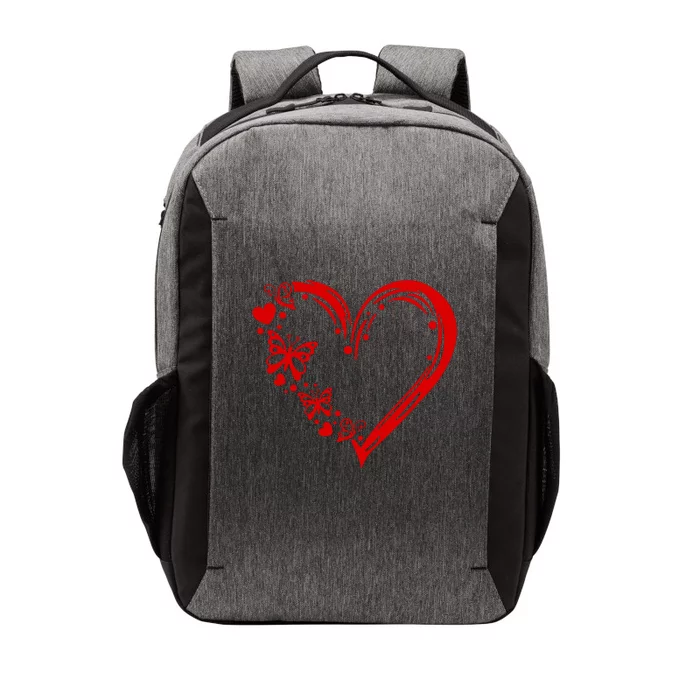 Love Butterfly Heart Vector Backpack