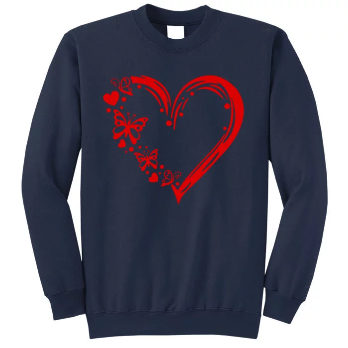 Love Butterfly Heart Sweatshirt