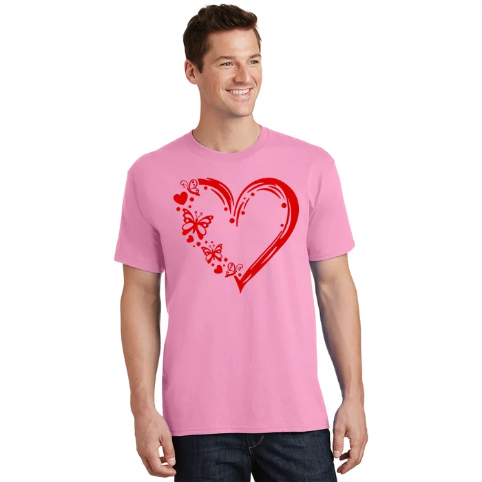 Love Butterfly Heart T-Shirt