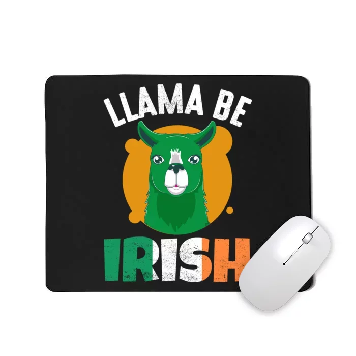 Llama Be Irish Mousepad