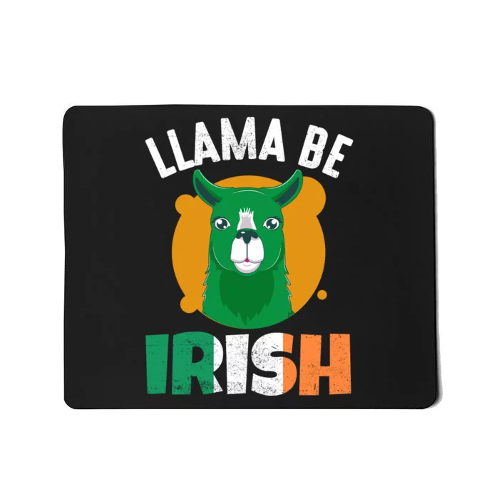 Llama Be Irish Mousepad