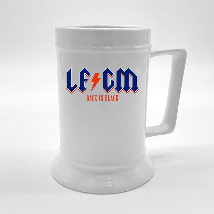 LFGM Back In Black Front & Back Beer Stein