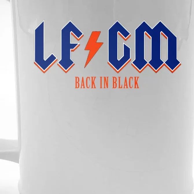 LFGM Back In Black Front & Back Beer Stein