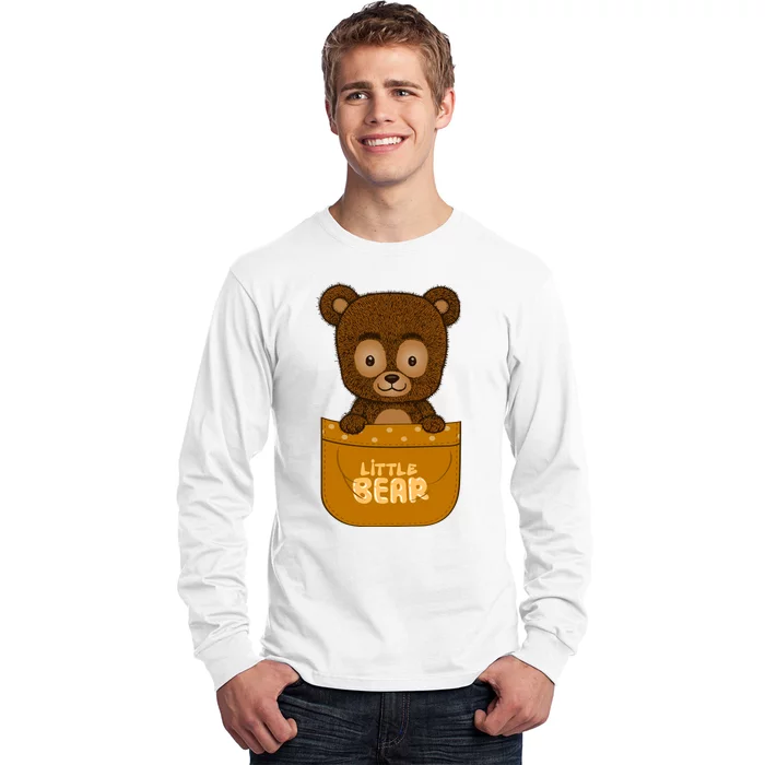 Little Bear Inside The Pocket Long Sleeve Shirt