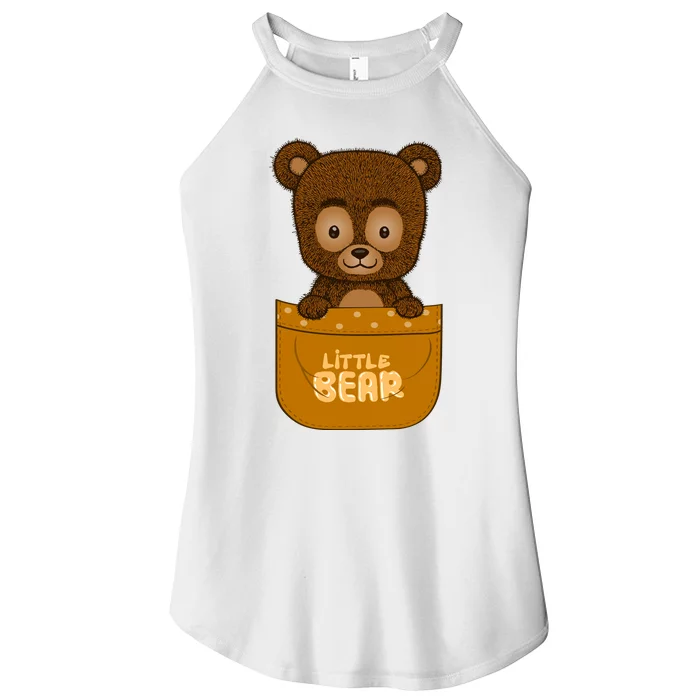 Little Bear Inside The Pocket Women’s Perfect Tri Rocker Tank