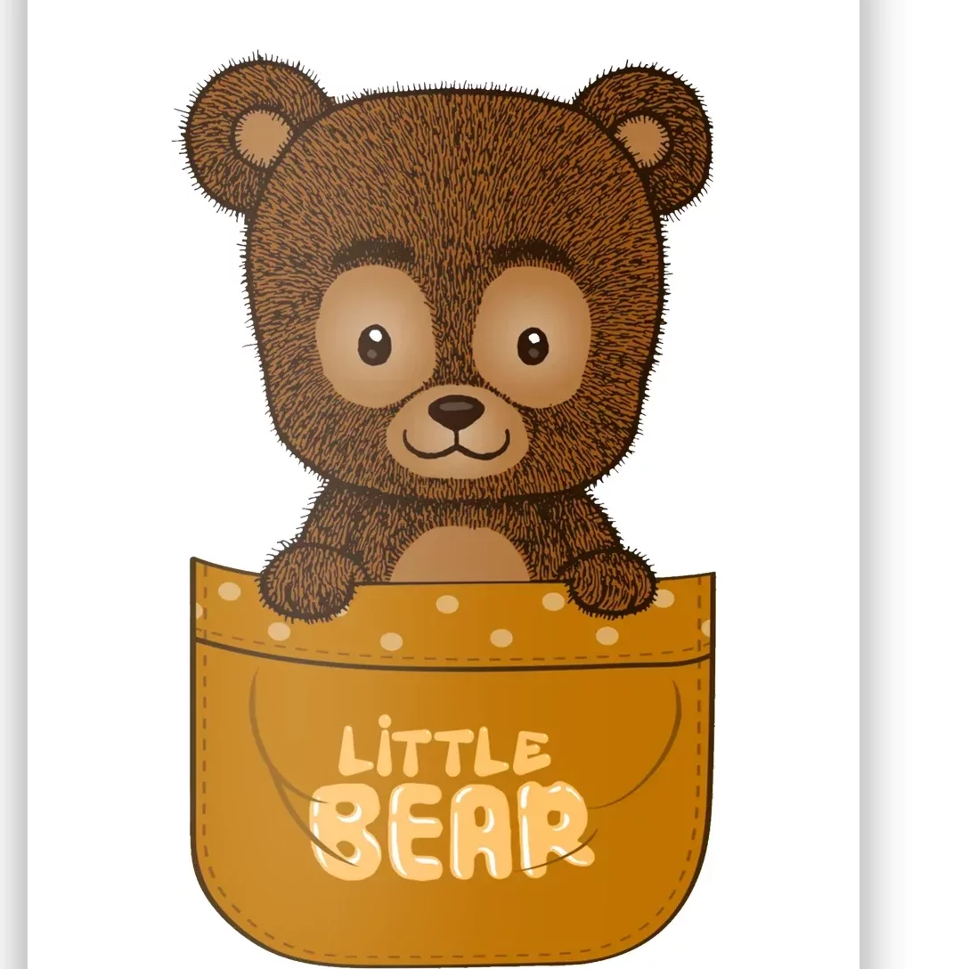 Little Bear Inside The Pocket Poster