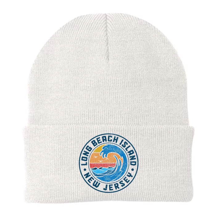 Long Beach Island New Jersey Lbi Vintage Knit Cap Winter Beanie