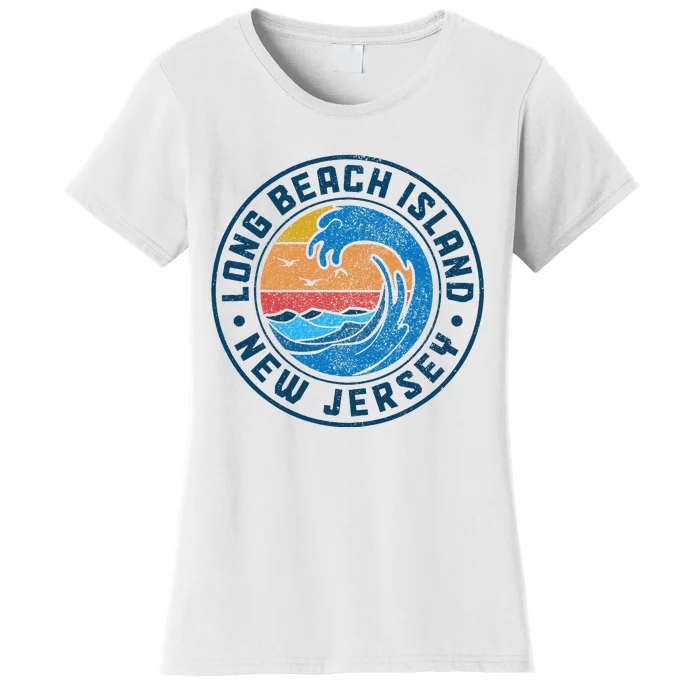 Long Beach Island New Jersey Lbi Vintage Women's T-Shirt