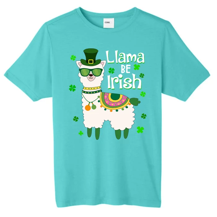 Llama Be Irish St Patrick's Day Funny ChromaSoft Performance T-Shirt